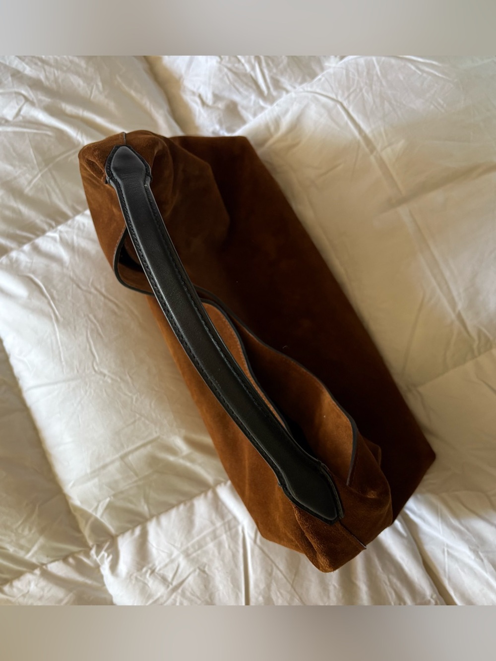 Madewell Bag Leather Suede Shoulder Hobo NEW - Picture 7 of 9